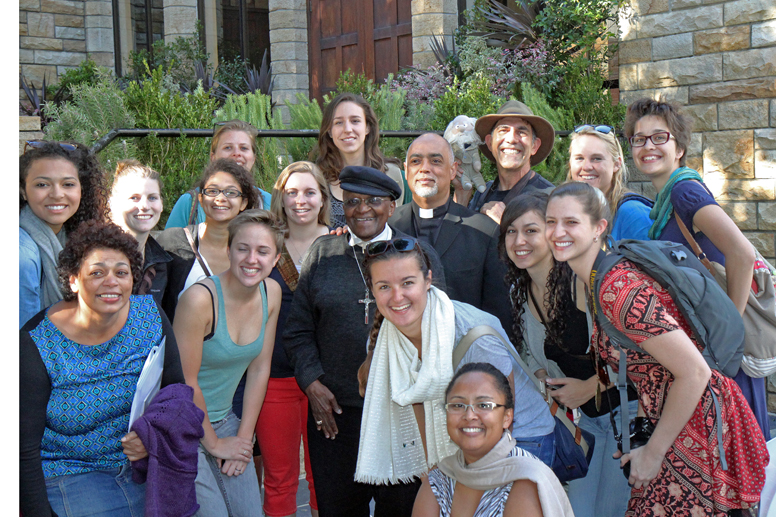 Bishop Tutu and Stanford group